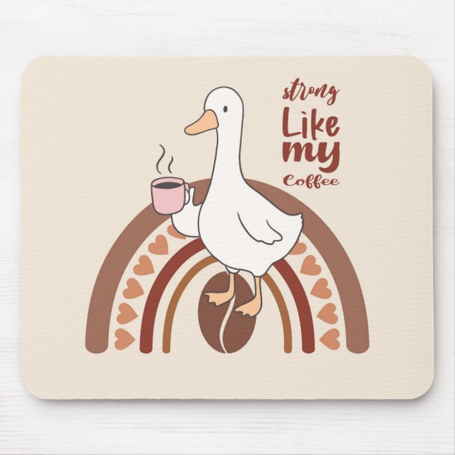  Strong Coffee Mouse Pad (Front)