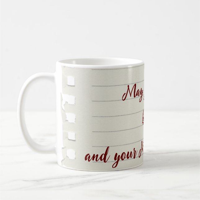 Strong Coffee, Short Mondays Coffee Mug (Left)