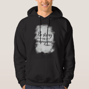 Strong Courageous Joshua 1 9 Christian Bible Verse Hoodie