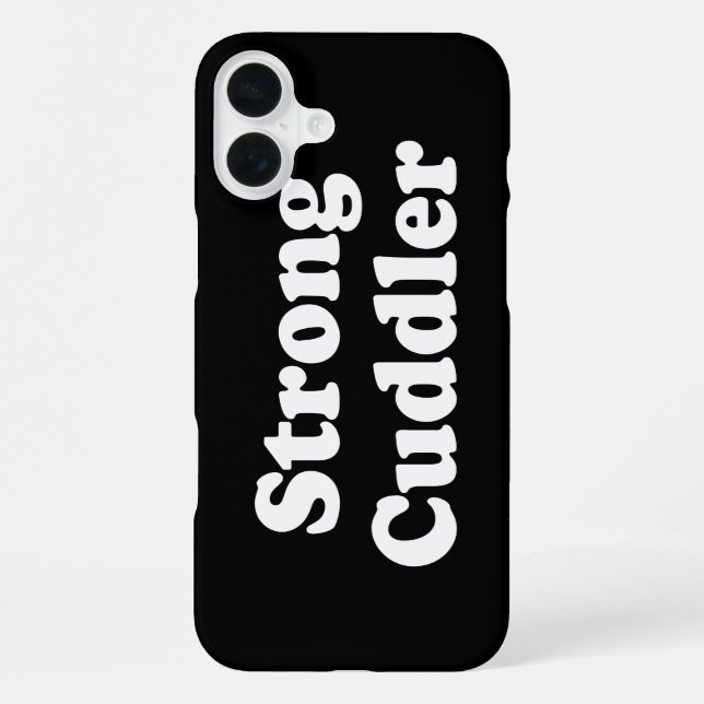 Strong Cuddler iPhone Case (Back)