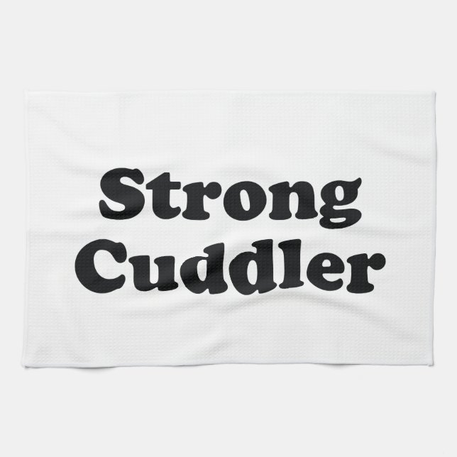 Strong Cuddler Tea Towel (Horizontal)