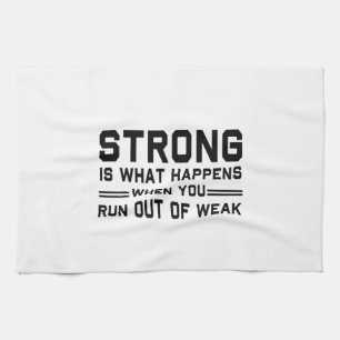 Strong Defined Tea Towel