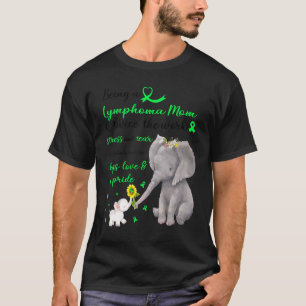 Strong Elephant Lymphoma Mum Twice The Love T-Shirt