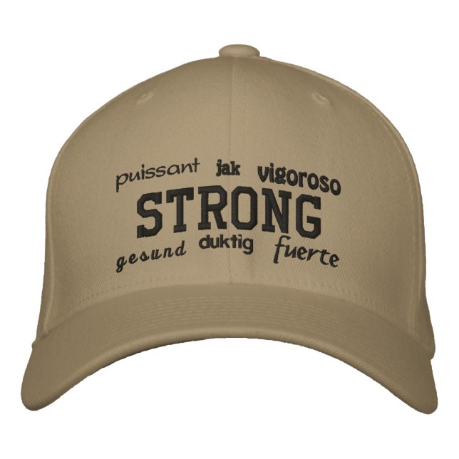Strong - Embroidered Hat (Front)