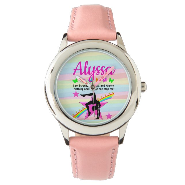 STRONG, FEARLESS, AND MIGHTY GYMNAST WATCH (Front)