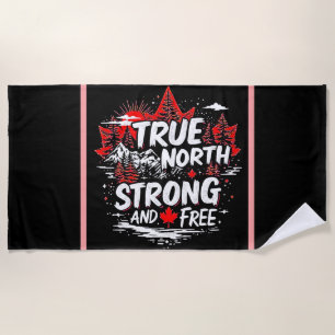Strong Free True North Beach Towel