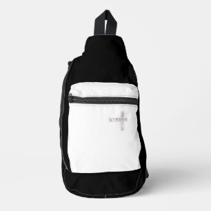 STRONG&GENTLE White Sling Bag