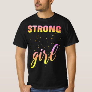 Strong Girl Pastel Star T-Shirt