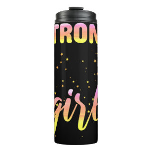 Strong Girl Pastel Star Thermal Tumbler