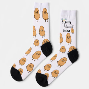 strong independent potato socks
