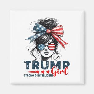 Strong Intelligent Women For Trump Girl Mega  Magnet