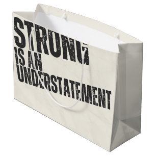 Strong Is An Understatement Care Packages Large Gift Bag