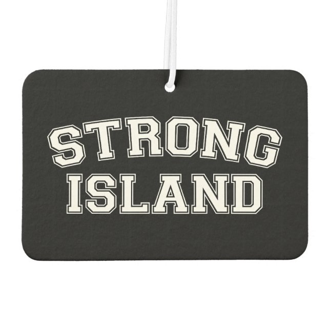 Strong Island, NYC, USA Car Air Freshener (Back)