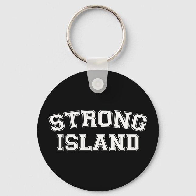 Strong Island, NYC, USA Key Ring (Front)