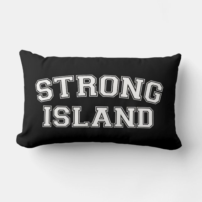 Strong Island, NYC, USA Lumbar Cushion (Front)