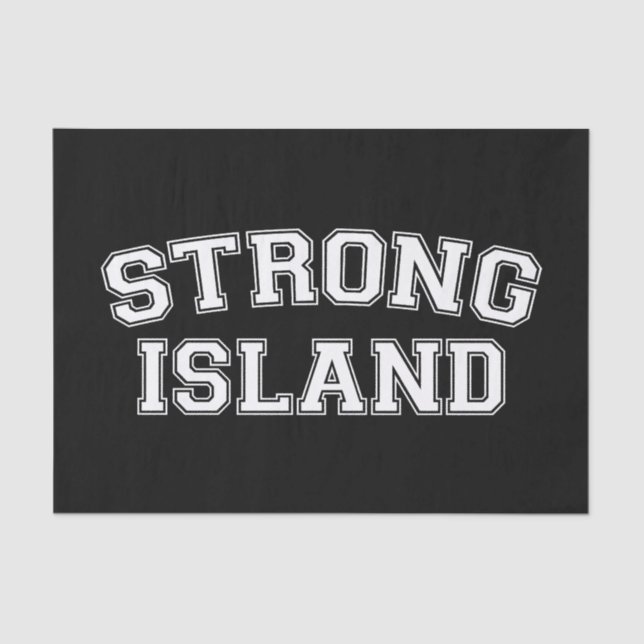 Strong Island, NYC, USA Tissue Paper (Front)
