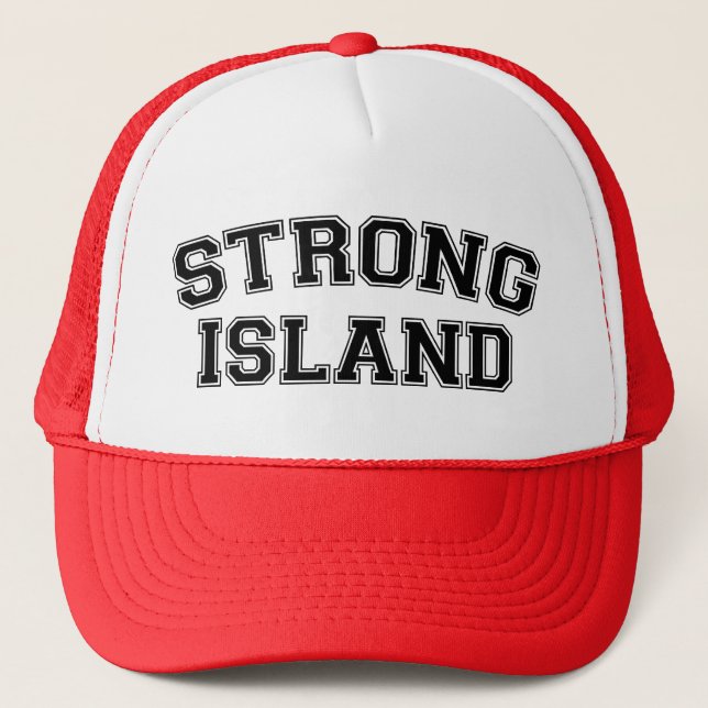 Strong Island, NYC, USA Trucker Hat (Front)