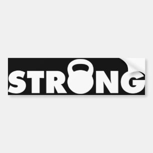 STRONG - Kettlebell Workout Motivational Bumper Sticker