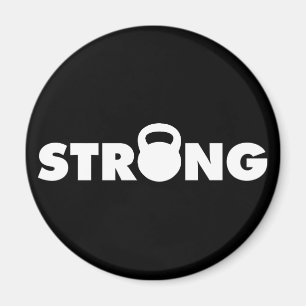 STRONG - Kettlebell Workout Motivational Magnet