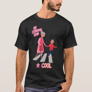 Strong Kind & Cool Text T-Shirt