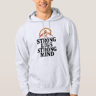 Strong Legs Strong Mind Cycling Hoodie