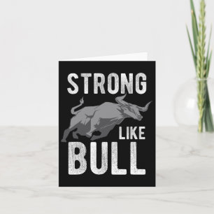Strong Like A Bull Powerlifting Bodybuilding 2  Card
