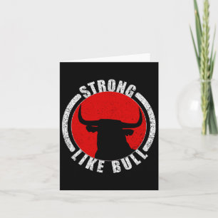 Strong Like Bull Bodybuilding And Power Lifting 2 Card