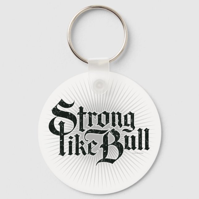 Strong Like Bull Key Ring (Front)
