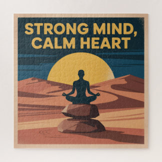 Strong Mind, Calm Heart Jigsaw Puzzle