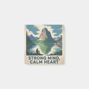 Strong Mind, Calm Heart Post-it Notes