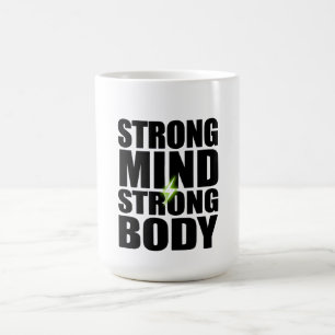 Strong Mind Strong Body Fitness Motivation Shirt Coffee Mug