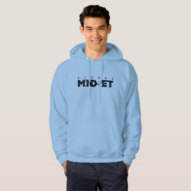 Strong Mindset | Men's Hoodie (Front Full)