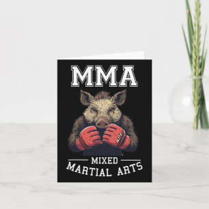 Strong Mma Wild Boar - Thai Boxing Cage Fighting  Card