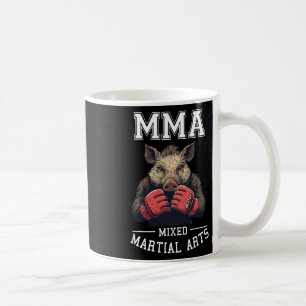 Strong Mma Wild Boar - Thai Boxing Cage Fighting Coffee Mug