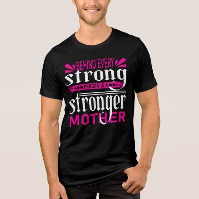 Strong Mother Best Tri-Blend Shirt (Front)