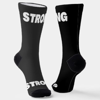Strong, Motivational,Gym Wear Socks 