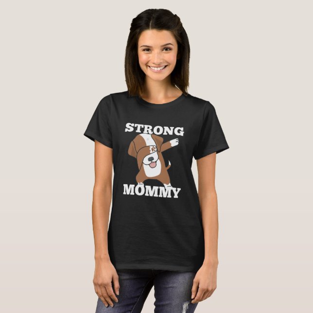 Strong Mummy – Built Different T-Shirt (Front Full)