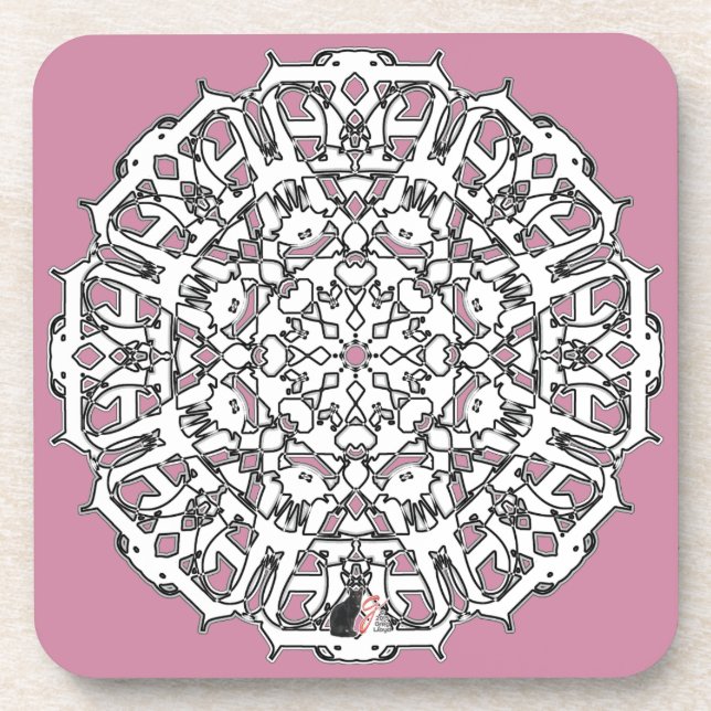 Strong Octa Glyph Dawn Coaster (Front)