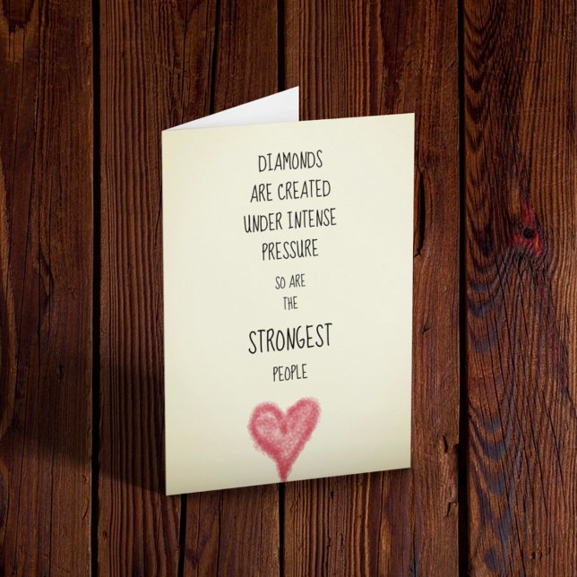 Strong People Inspirational Encouraging Card (Creator Uploaded)