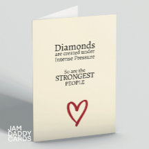 Strong People Inspirational Encouraging Card