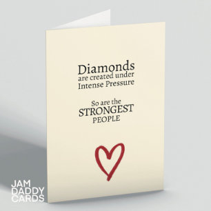 Strong People Inspirational Encouraging Card