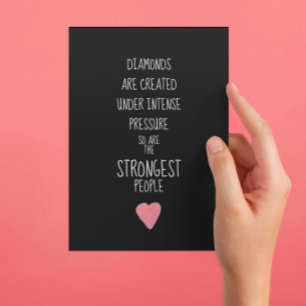 Strong People Inspirational Encouraging  Postcard