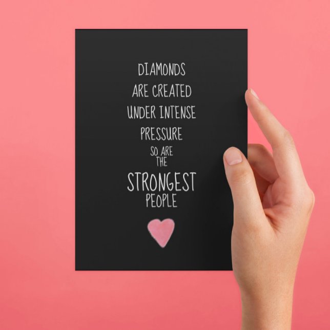 Strong People Inspirational Encouraging  Postcard (Creator Uploaded)