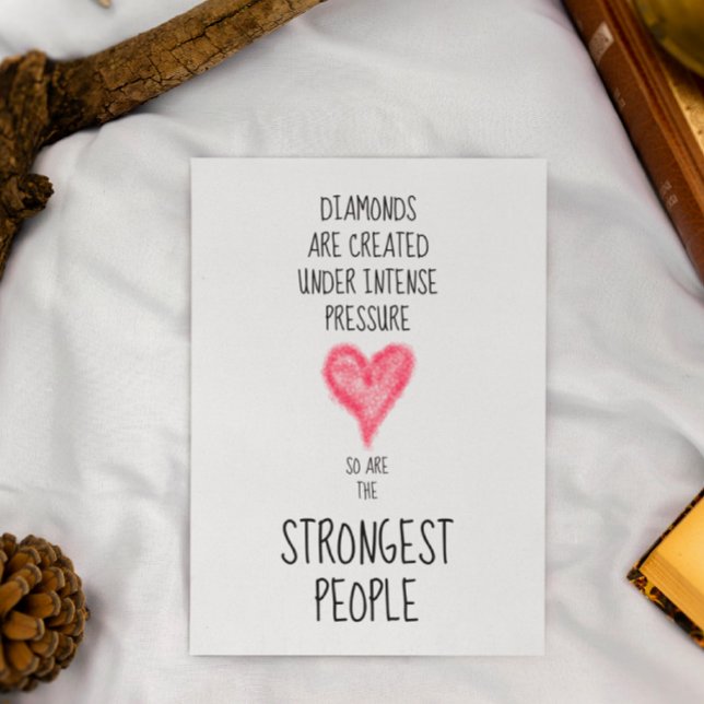 Strong People Inspirational Postcard (Creator Uploaded)