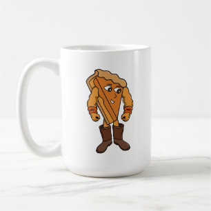 Strong Pie Wearing Boots Coffee Mug