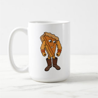 Strong Pie Wearing Boots Coffee Mug