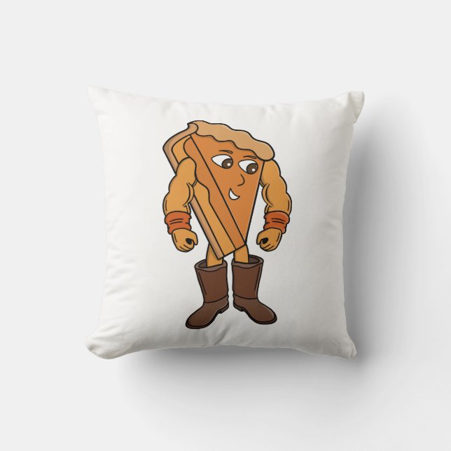 Strong Pie Wearing Boots Cushion (Front)