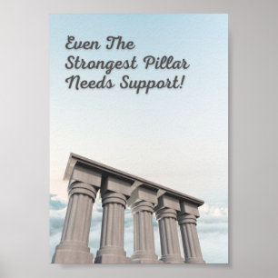 Strong Pillar Poster