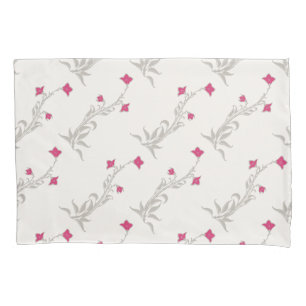 Strong Pink flowers Pillowcase