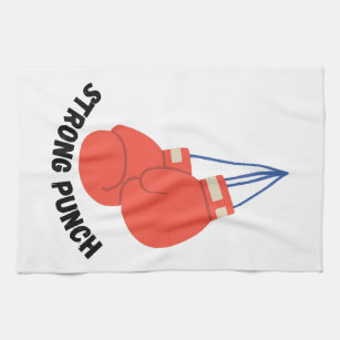 Strong Punch  Tea Towel